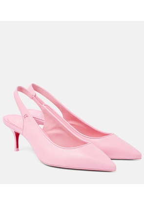 Christian Louboutin Sporty Kate 55 leather slingback pumps