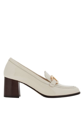 Ferragamo Heeled Loafer With Gancini Ornament