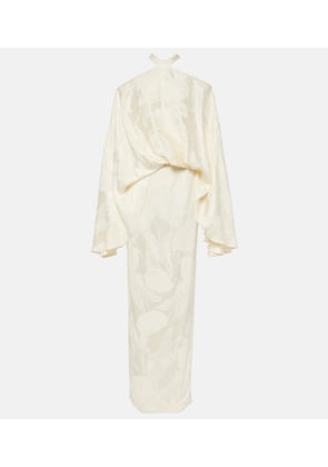 Taller Marmo Bridal Cyclades Callass jacquard gown