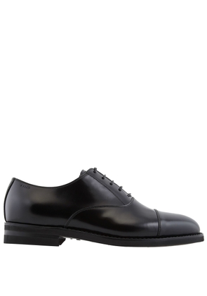 Bally Black Leather Oxford Shoes
