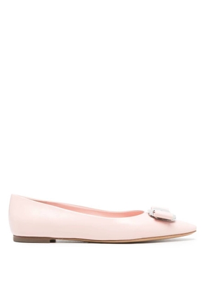Ferragamo New Vara Plate Zea Ballet Flats