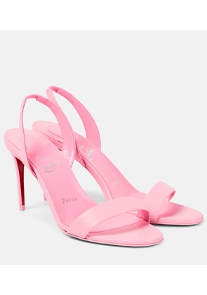 Christian Louboutin O Marylin 85 leather slingback sandals