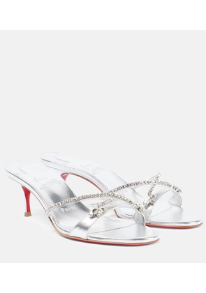 Christian Louboutin Queen 55 embellished leather sandals