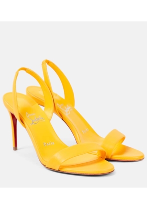 Christian Louboutin O Marylin 100 leather slingback sandals