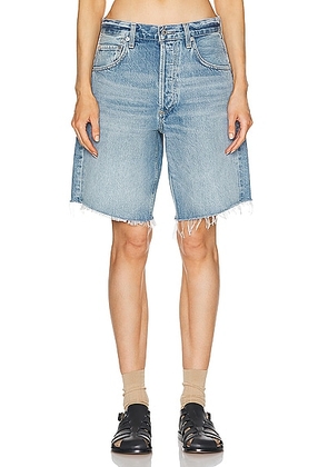 Citizens of Humanity Ayla Short in Gemini - Denim-Light. Size 24 (also in 26, 27, 28).