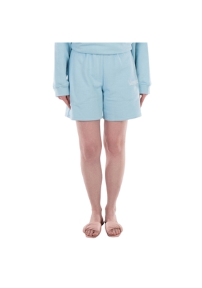 Versace Logo Print Cotton Shorts