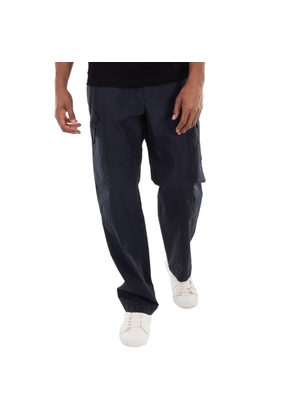 Versace Embroidered Logo Mid-Rise Cotton Trousers