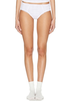 Cou Cou Intimates The Cozy Brief in White - White. Size XS (also in ).