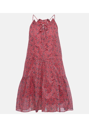 Marant Etoile Kayne printed cotton minidress