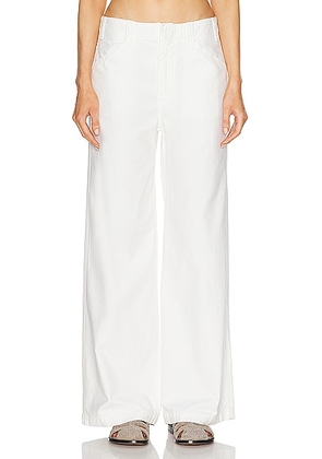 Citizens of Humanity Paloma Utility Trouser in Pashmina - White. Size 33 (also in ).