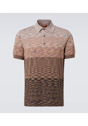 Missoni Space-dyed cotton polo shirt