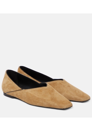 Toteme The Everyday Flat suede ballet flats