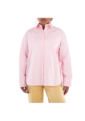 Valentino Ladies Taffy Cotton Poplin Button Down Shirt