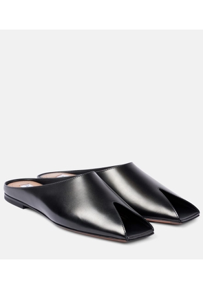 Alaia Spike leather mules