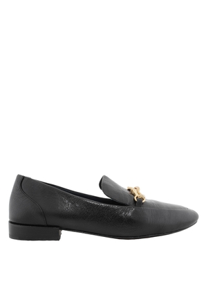 Tory Burch Jessa Leather Loafers - Perfect Black/Gold