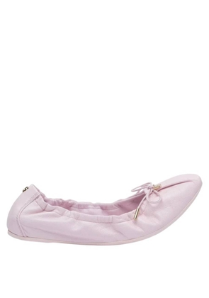Ferragamo Bow Detail Elasticated Ballet Flats