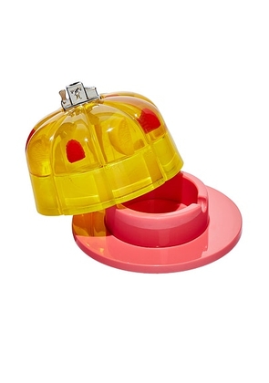 Edie Parker Jelly Tabletop Lighter in Lemon - Yellow. Size all.