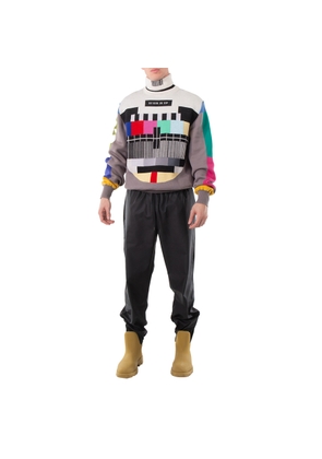 Vtmnts TV Branded Turtleneck Wool-Blend Sweater