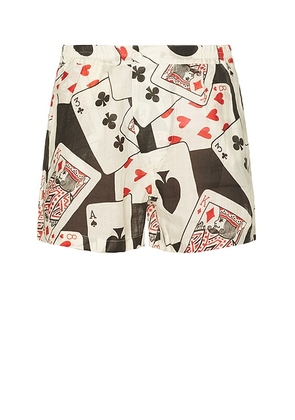 BODE Ace Of Spades Boxers in Black Multi - Black. Size L (also in ).