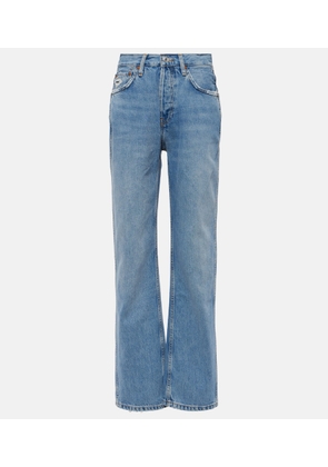 Re/Done High-rise straight jeans