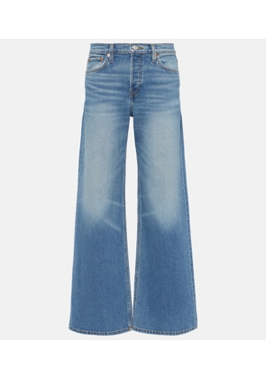 Re/Done Mid-rise wide-leg jeans