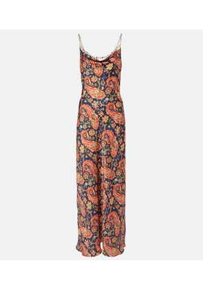 Rabanne Paisley maxi dress
