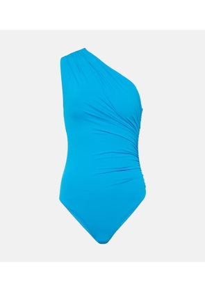 Melissa Odabash Arizona one-shoulder gathered swimsuit