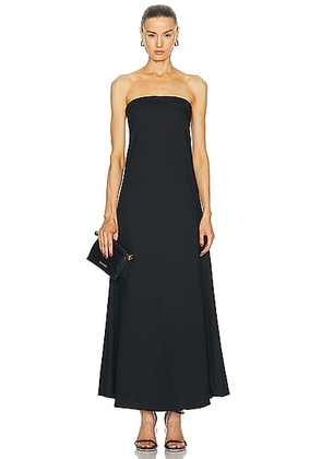 AEXAE Column Maxi Dress in Black - Black. Size XS (also in ).