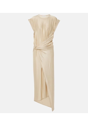 Rabanne Draped asymmetric urania midi dress