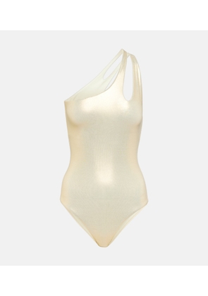 Melissa Odabash Jamaica metallic swimsuit