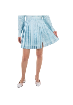 Versace Barocco Print Silk Mini Skirt