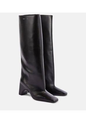 Coperni Bridge leather knee-high boots