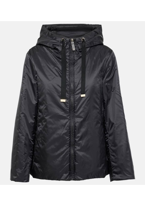 Max Mara Greenh coated canvas rain jacket
