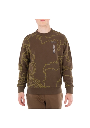 Ermenegildo Zegna All-Over Print Cotton Sweatshirt