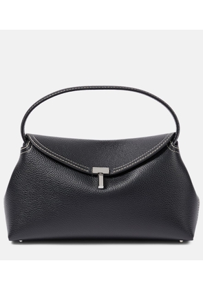 Toteme T-Lock Small leather clutch