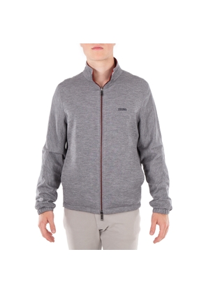 Zegna Rust Lightweight Reversible Zip-Up Jacket