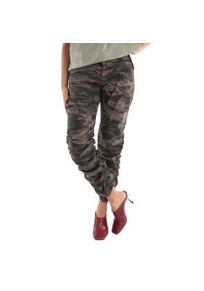 2000 Archives Ladies Camo Shirring Cargo Pants