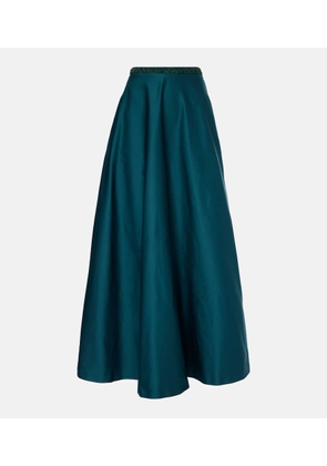 Max Mara Brasile embellished maxi skirt