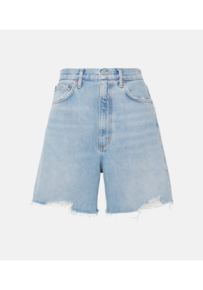 Agolde Stella high-rise denim shorts