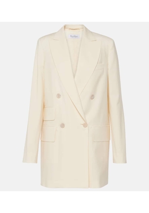 Max Mara Double-breasted virgin wool blazer