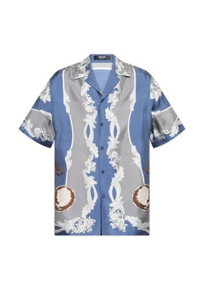 Versace Medusa Cameo Print Silk Shirt