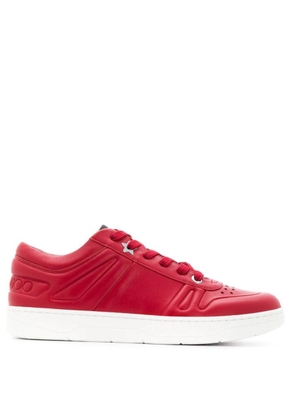 Jimmy Choo Mens Hawaii/M Red Calf Leather Trainers
