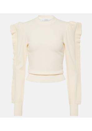 Max Mara Genero ruffled jersey sweater