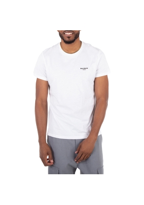 Balmain Flocked Logo Classic-Fit T-Shirt