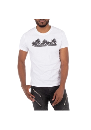 Balmain Palm-Print Cotton T-Shirt