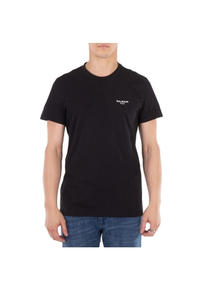 Balmain Flocked Logo Classic-Fit T-Shirt