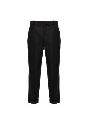 Balmain Straight Leg Tailored Wool Trousers