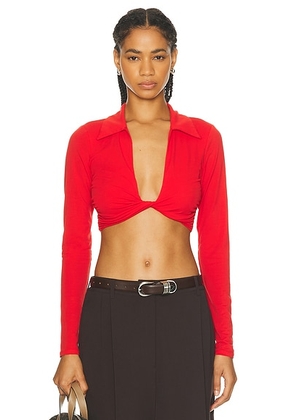 Beaufille Venti Top in Scarlet Red - Red. Size L (also in ).