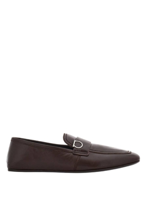 Ferragamo Gancini-Plaque Slip-On Loafers