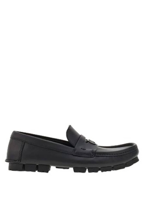 Ferragamo Driver Loafers with Gancini Ornament